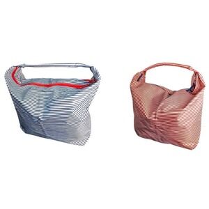 2 ~ NWOT ~ Lancôme Paris Exclusive Hobo Beach Tote Bags ~ Nautical Stripes